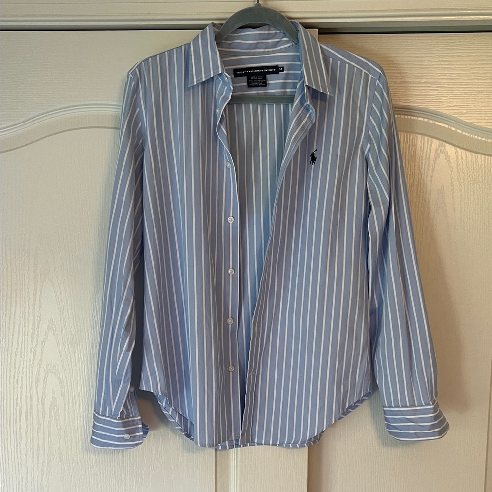 Ralph Lauren Blue Striped Shirt
